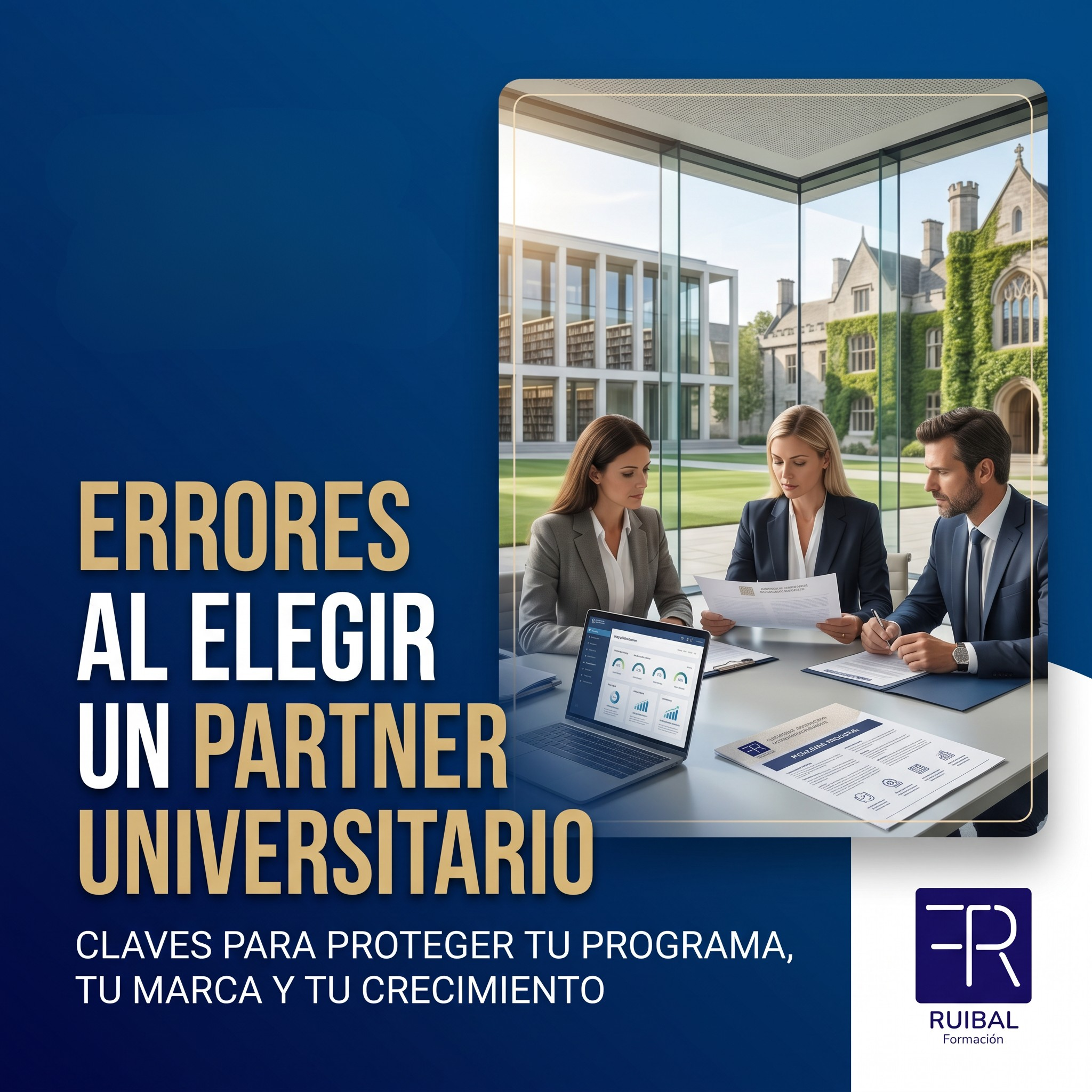 Errores al elegir partner universitario - Ruibal Formación