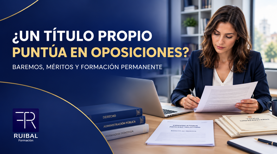 Titulos propios Oposiciones Ruibal